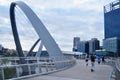 Elizabeth Quay Bridge crossing swan river in Perth, Australia Royalty Free Stock Photo