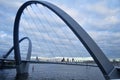 Elizabeth Quay Bridge crossing swan river in Perth, Australia Royalty Free Stock Photo
