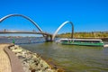 Elizabeth Quay Bridge Royalty Free Stock Photo