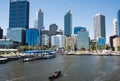 Elizabeth Quay Gondola Ride Royalty Free Stock Photo