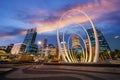 elizabeth quay park Royalty Free Stock Photo