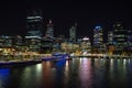 Elizabeth Quay in Perth Royalty Free Stock Photo