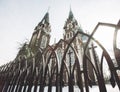 Elizabeth`s church in neo-Gothic style in Lviv, Ukraine