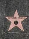Elizabeth Taylor Star on Hollywood Walk of Fame
