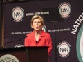 Elizabeth Warren at National Action Network Conference Royalty Free Stock Photo