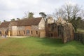 Elizabethan Barn. Kenilworth Castle, Warwickshire, England, Europe Royalty Free Stock Photo