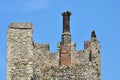 Elizabethan Chimney on castle Royalty Free Stock Photo