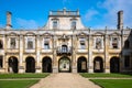 Elizabethan country house, Kirby Hall Northamptonshire England Royalty Free Stock Photo