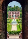 Elizabethan Garden, Kenilworth Castle, Warwickshire. England Royalty Free Stock Photo