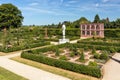 Elizabethan Garden, Kenilworth Castle, Warwickshire. Royalty Free Stock Photo