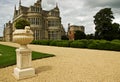 Elizabethan mansion garden Royalty Free Stock Photo