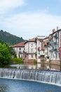 Elizondo by the baztan river Royalty Free Stock Photo