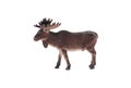 elk toy isolated on white Royalty Free Stock Photo