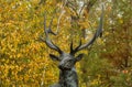 Elkhart Indiana Full Size Bronze Scultpture of a Majestic 6 x 6 Elk