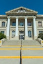 Steps Lead to the Entrance of the Elko County Courthouse in Elko, Nevada, USA