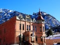 Elks Lodge number 492 on main street in Ouray, Colorado Royalty Free Stock Photo