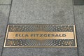 Ella Fitzgerald Plaque Royalty Free Stock Photo