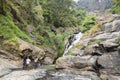 Ella Sri Lanka: 03/21/2019 Bambarakamda Falls - scenic waterfalls visited by Hindu pilgrims for cleansing