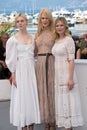 Elle Fanning, Nicole Kidman & Kirsten Dunst Royalty Free Stock Photo