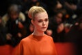 Elle Fanning on the red carpet at Berlinale 2018 Royalty Free Stock Photo