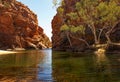 Ellery Creek Big Hole, Northern Territory, Australia Royalty Free Stock Photo