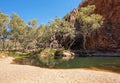 Ellery Creek Big Hole, Northern Territory, Australia Royalty Free Stock Photo