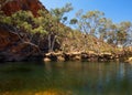 Ellery Creek Big Hole, Northern Territory, Australia Royalty Free Stock Photo