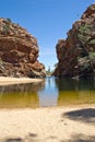 Australia, Ellery Creek Big Hole, West Mac Donnell National Park Royalty Free Stock Photo