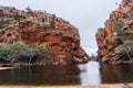 Ellery Creek Big Hole, The MacDonnell Ranges, Australia Royalty Free Stock Photo