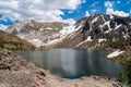 Ellery Lake along Tioga Pass road State Route 120 in California Eastern Sierra Nevada Mountains in the summer Royalty Free Stock Photo