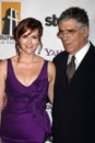 Elliott Gould, Sara Rue Royalty Free Stock Photo