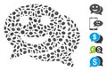 Ellipse Mosaic Happy Chat
