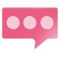 ellipsis icon in trendy style blue green pink three dot icon signal menu settings options