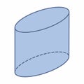 Elliptic Cylinder geometric shape