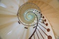 Spiral staircase in AmÃÂ©dÃÂ©e Lighthouse, NoumÃÂ©a, New Caledonia
