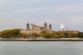 Ellis island in New York harbor. Main immigration building.