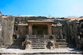 Ellora rock carved Buddhist temple