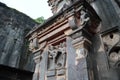 Architecture of Ellora caves in Aurangabad, India Royalty Free Stock Photo