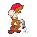 Elmer Fudd cartoon character