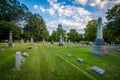 Elmwood Cemetery, in Charlotte, North Carolina. Royalty Free Stock Photo