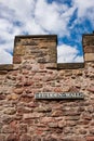 Eloddem wall in Edinburgh, Scotland Royalty Free Stock Photo