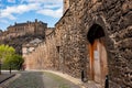 Eloddem wall in Edinburgh, Scotland Royalty Free Stock Photo