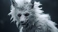 Elongated Fox Humanoid Creature With Withered Yeti Features Royalty Free Stock Photo