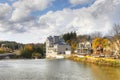 Elora, Ontario, Canada view on a beautiful autumn day Royalty Free Stock Photo