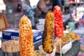 Elote on display Royalty Free Stock Photo