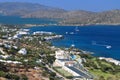 Elounda bay at Crete island in Greece Royalty Free Stock Photo