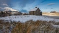 Elphin Bothy, Cul Mor and Suilven Royalty Free Stock Photo