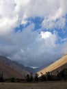 Elqui valley or valle del elqui Royalty Free Stock Photo
