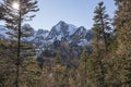 `Els encantats `, AigÃÂ¼es Tortes i Estany de Sant Maurici National Park Royalty Free Stock Photo