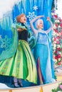 Elsa and Ana singing from Frozen of Walt Disney Royalty Free Stock Photo